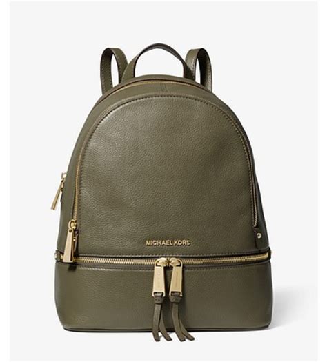 michael kors purse olive green|michael kors olive green backpack.